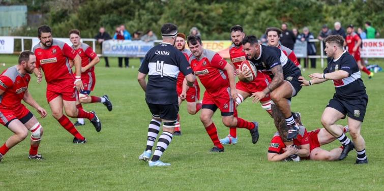 Quins talented centre Jack Price powers forward (Steve Howells)